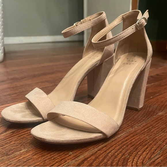 a new day Shoes - A New Day suede 3.5 inch heels size 8.5